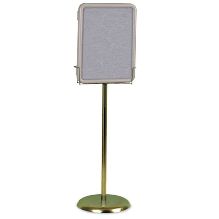 United Visual Products Corkboard, Brnz, Cork, 3 Door, 72 x 48" UV307-BRONZE-CORK